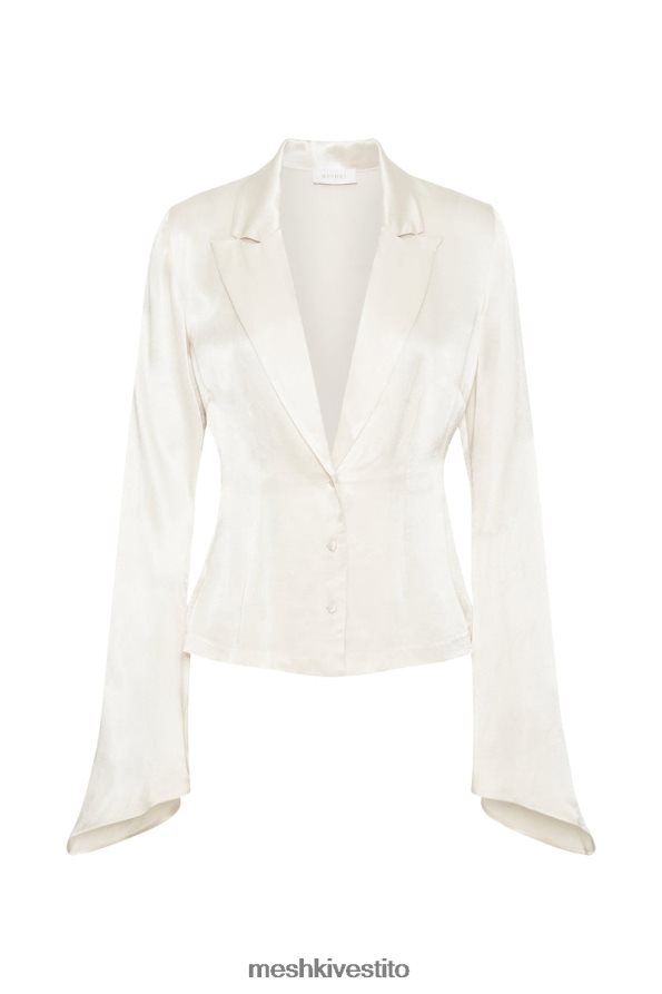 Meshki camicia a maniche lunghe con colletto noa vestiario avorio 6L048P876