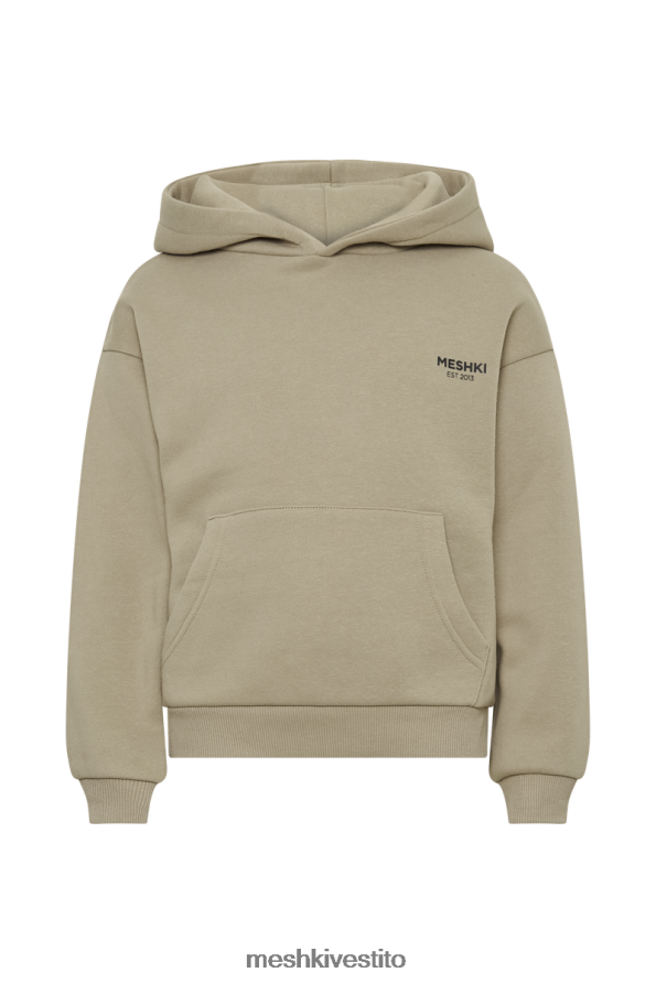 Meshki Felpa oversize con cappuccio Bernie vestiario cemento 6L048P912