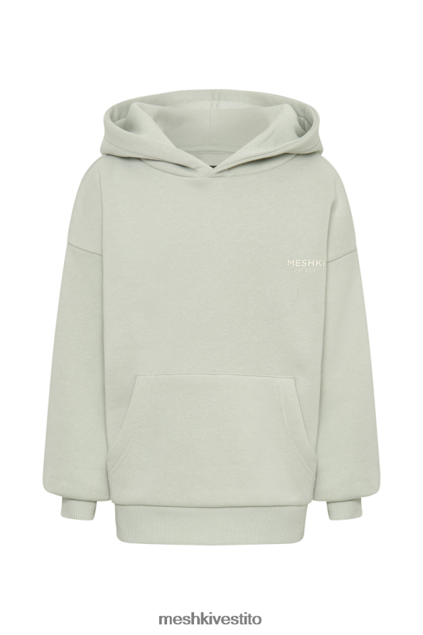 Meshki Felpa oversize con cappuccio Bernie vestiario salvia chiara 6L048P933