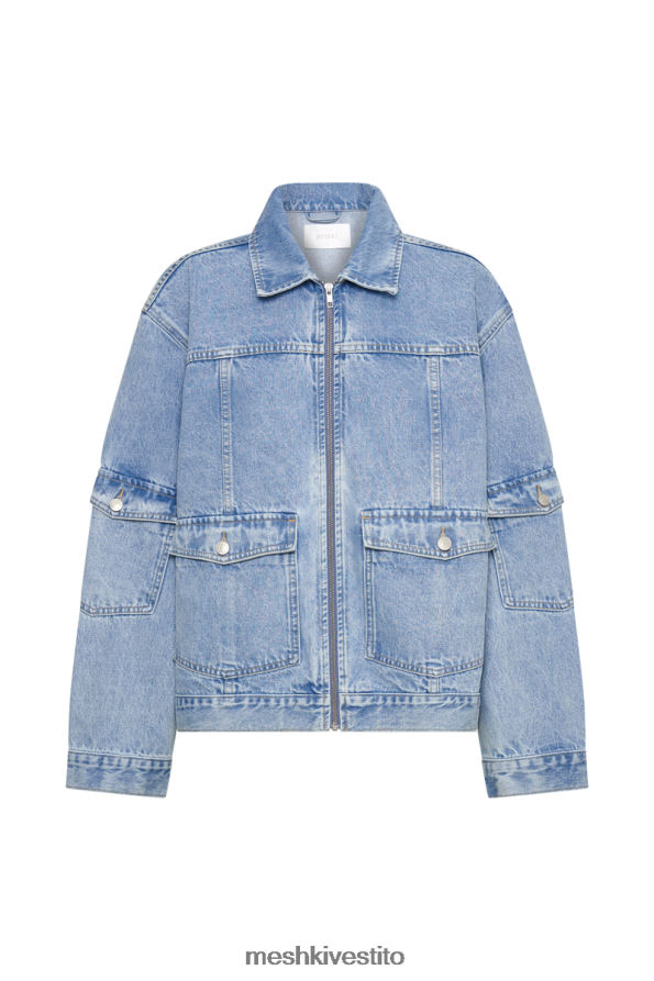 Meshki giacca di jeans oversize Rylee vestiario metà blu 6L048P1621