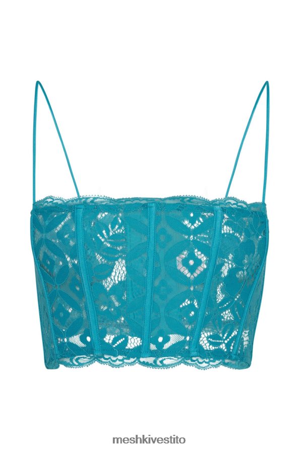 Meshki corpetto Bellamy in pizzo smerlato vestiario acquamarina 6L048P1043