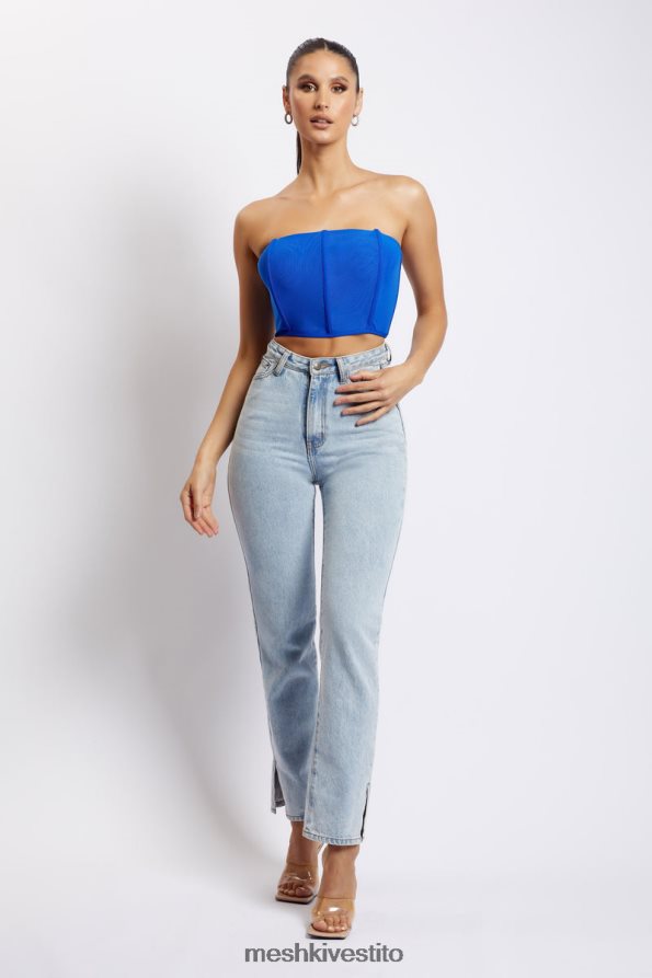 Meshki corsetto a rete Allie vestiario blu cobalto 6L048P1179