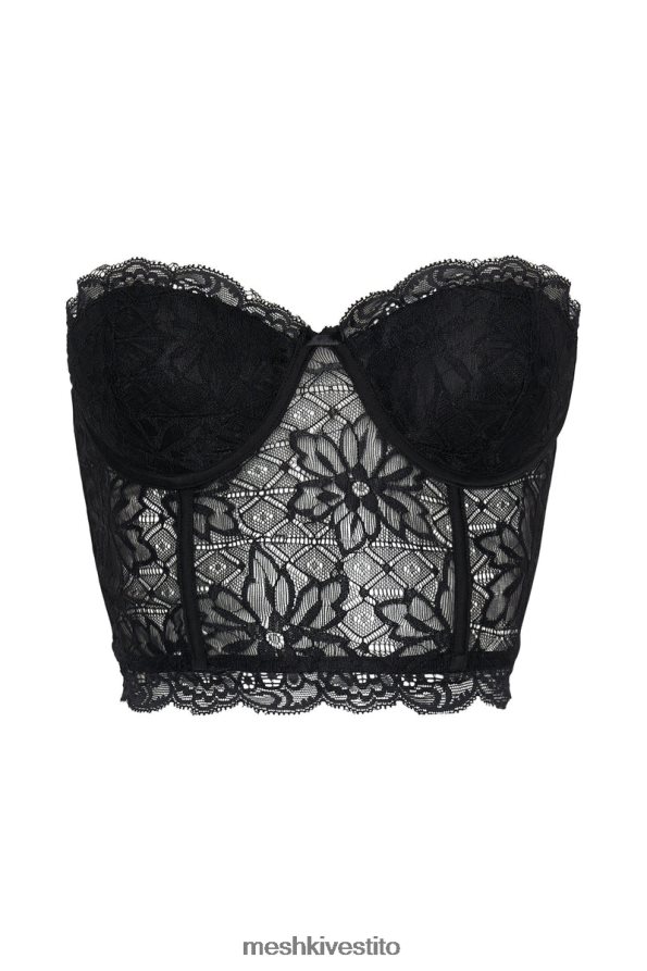 Meshki corsetto in pizzo Alessandra vestiario nero 6L048P1083