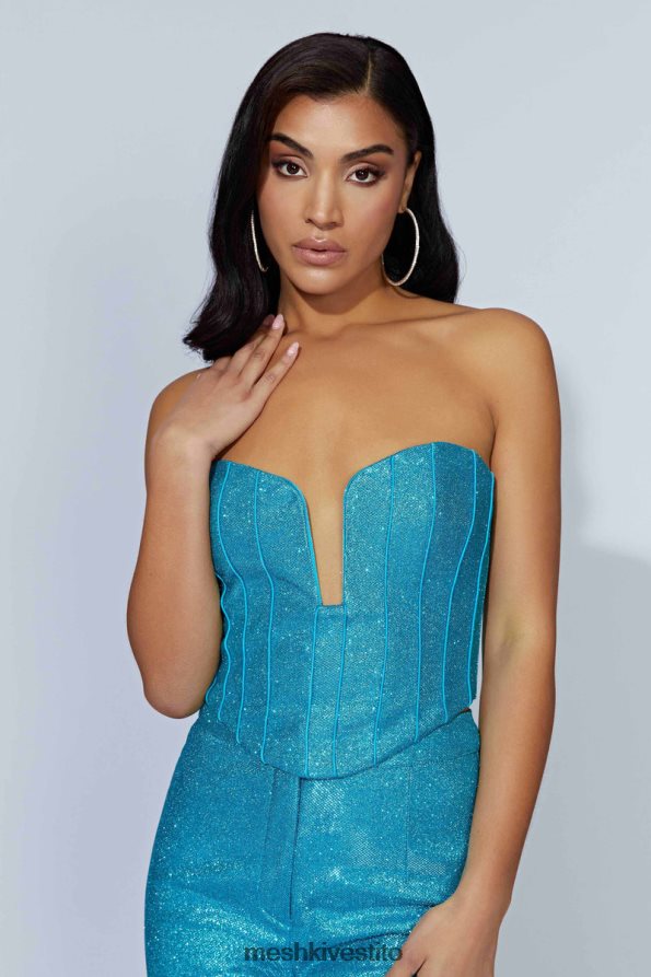 Meshki corsetto luccicante di felicità vestiario acquamarina 6L048P1010