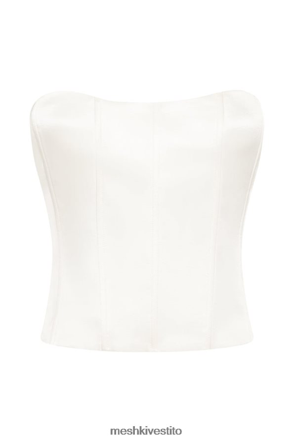 Meshki top corsetto con lacci amaya vestiario osso 6L048P1020