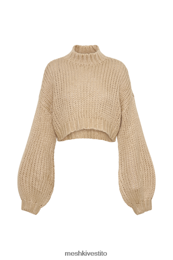 Meshki maglione Delphine a maglia grossa vestiario tortora 6L048P1642