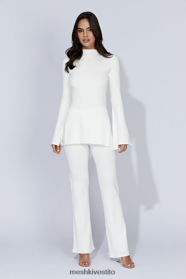 Meshki maglione oversize in maglia Jovie vestiario bianco 6L048P852