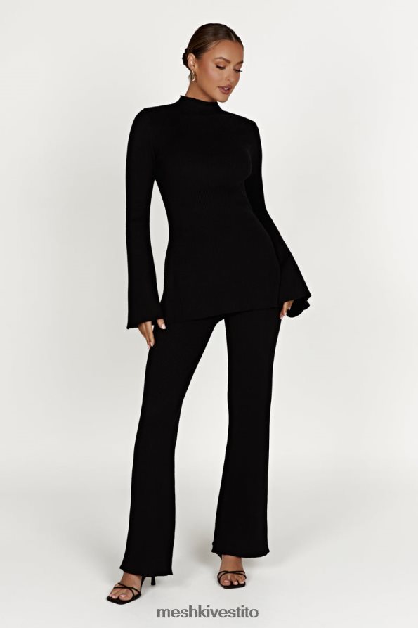 Meshki maglione oversize in maglia Jovie vestiario nero 6L048P899