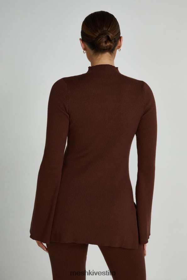 Meshki maglione oversize in maglia Jovie vestiario nocciola 6L048P823