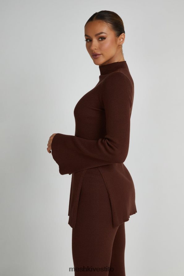 Meshki maglione oversize in maglia Jovie vestiario nocciola 6L048P823