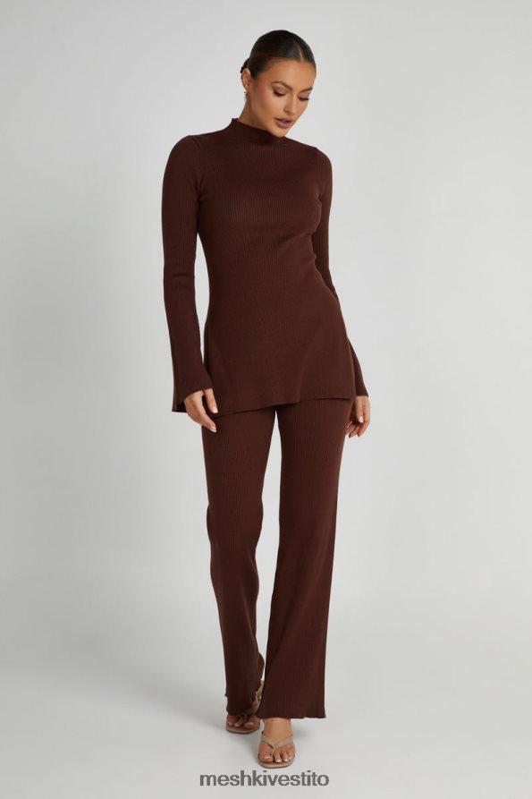 Meshki maglione oversize in maglia Jovie vestiario nocciola 6L048P823