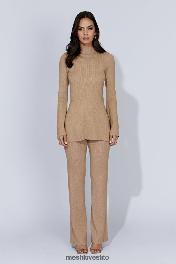 Meshki maglione oversize in maglia Jovie vestiario tortora 6L048P914