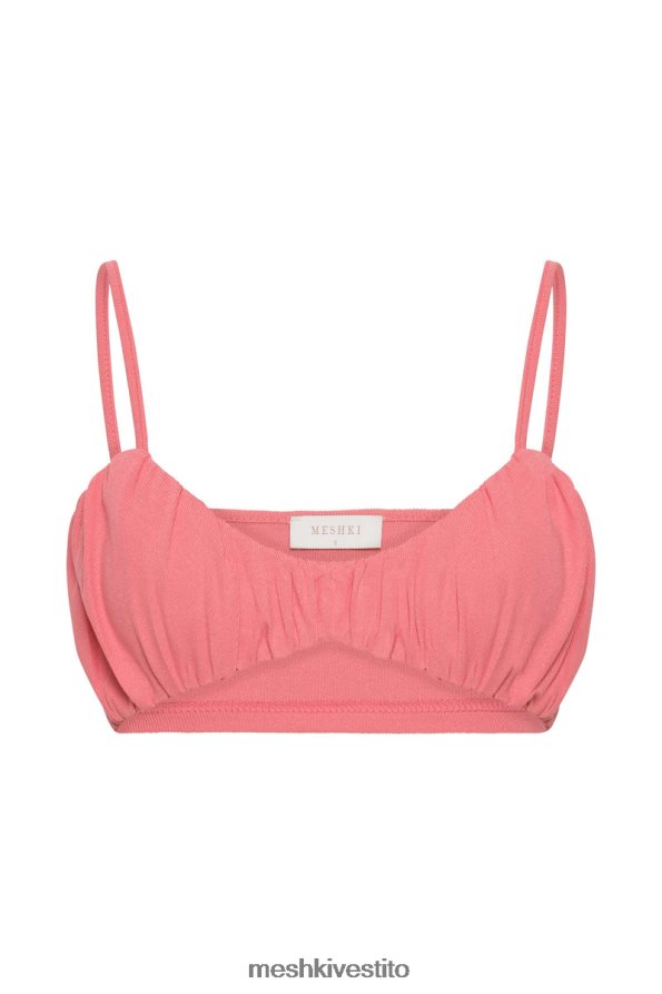 Meshki Jordan con increspature davanti e davanti in alto vestiario rosa 6L048P1186