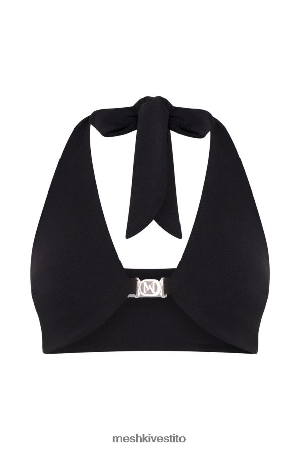 Meshki top corto Nicole alla caviglia vestiario nero 6L048P1178