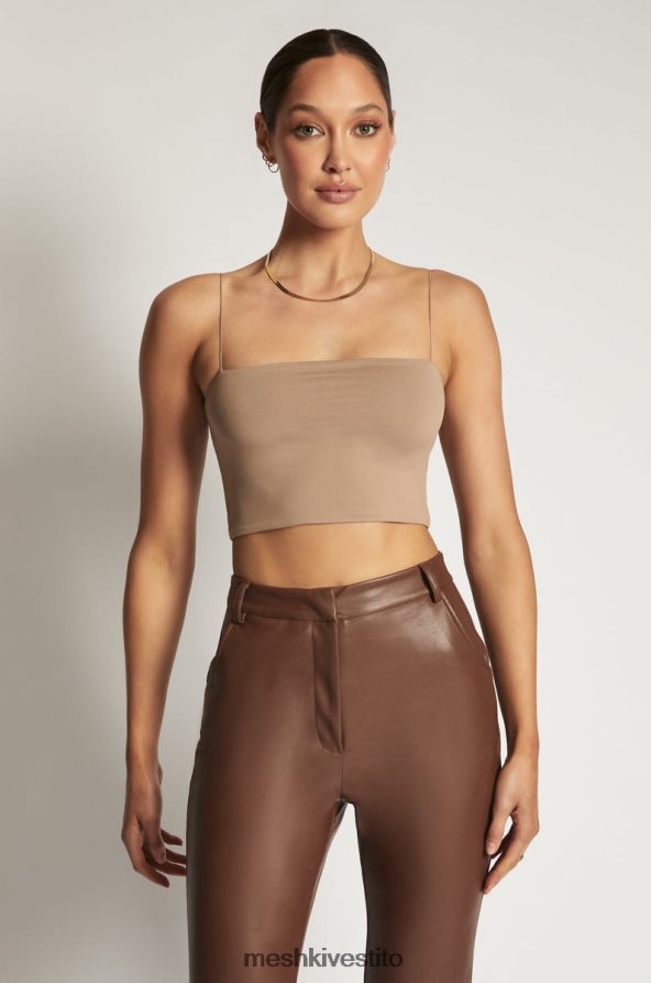 Meshki top corto Yvonne Cami vestiario latte macchiato 6L048P1198