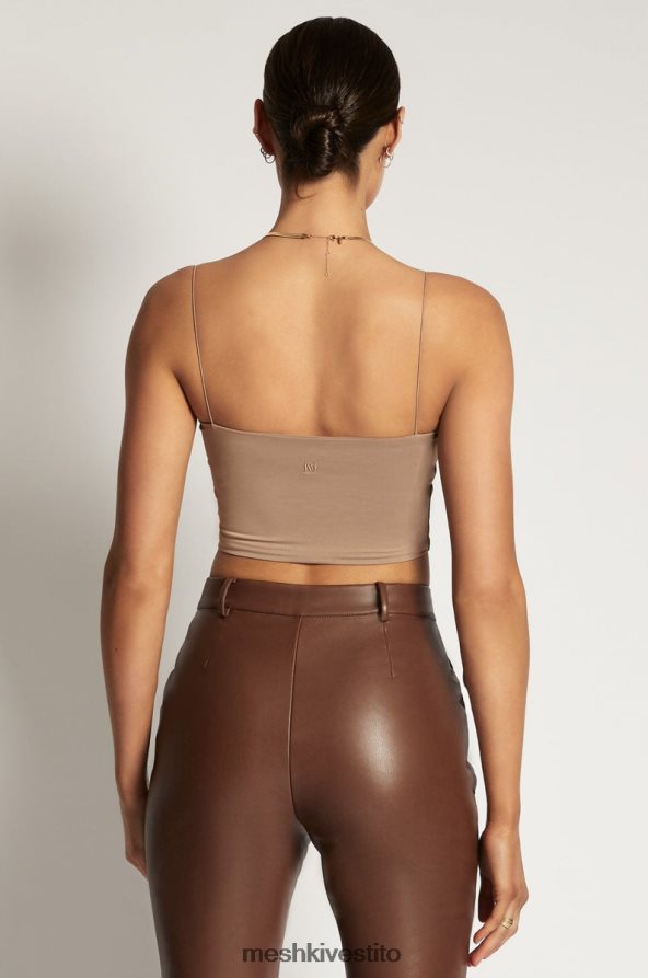 Meshki top corto Yvonne Cami vestiario latte macchiato 6L048P1198