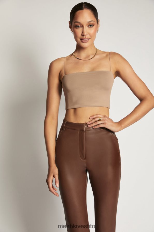 Meshki top corto Yvonne Cami vestiario latte macchiato 6L048P1198