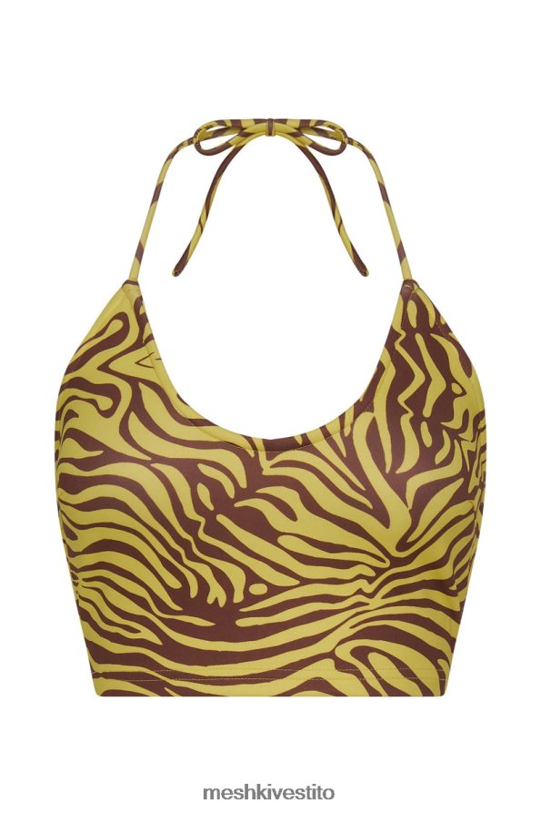Meshki top corto alla caviglia joelle vestiario stampa zebrata 6L048P1154