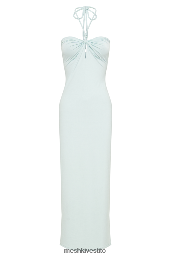 Meshki Abito Krissy midi in jersey con scollo all\'americana vestiario blu artico 6L048P255