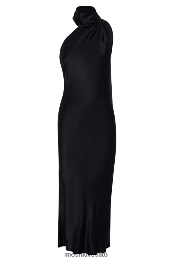 Meshki Abito midi a trapezio con collo a stella vestiario nero 6L048P449