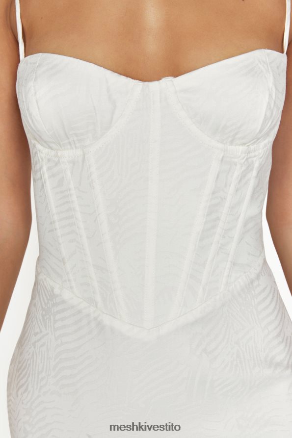 Meshki Abito midi con corsetto Maggie vestiario osso 6L048P570