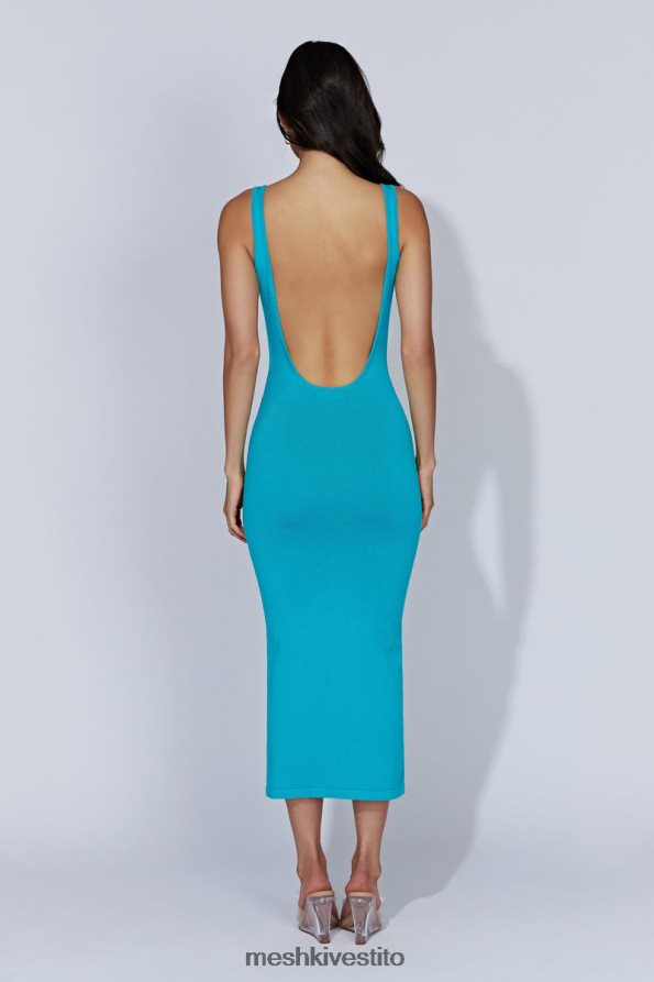 Meshki Abito midi in maglia con cut-out di Nola vestiario acquamarina 6L048P662