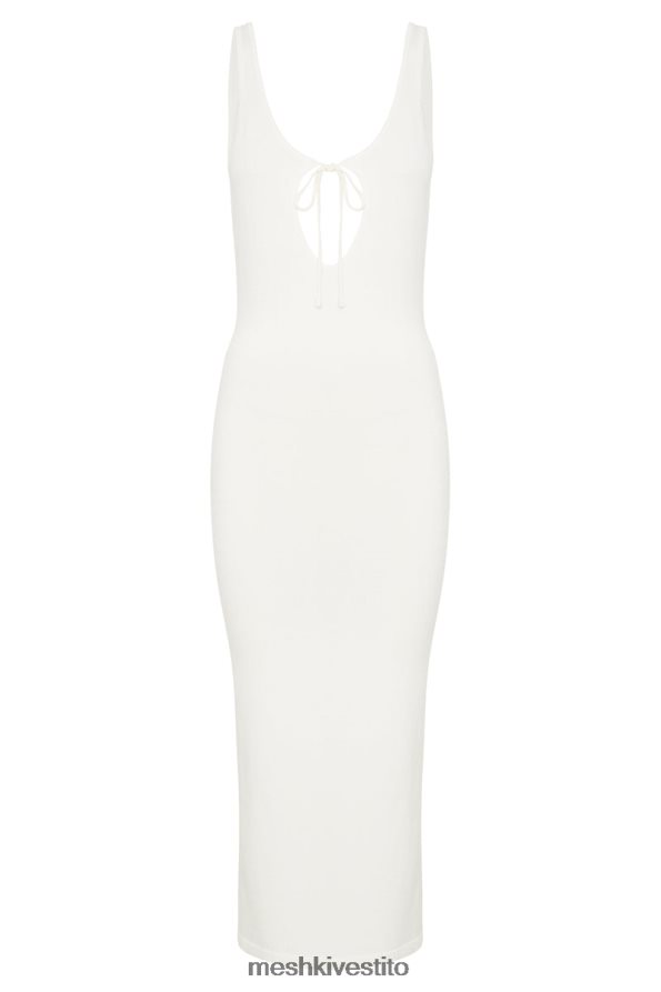 Meshki Abito midi in maglia con cut-out di Nola vestiario bianco 6L048P639