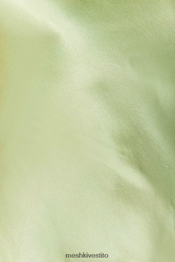 Meshki Abito midi in raso senza spalline Tyler vestiario verde pistacchio 6L048P343