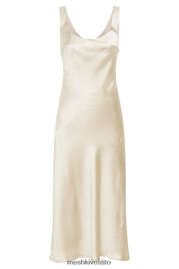 Meshki Abito midi sottoveste in raso iridescente Tamara vestiario oro 6L048P288