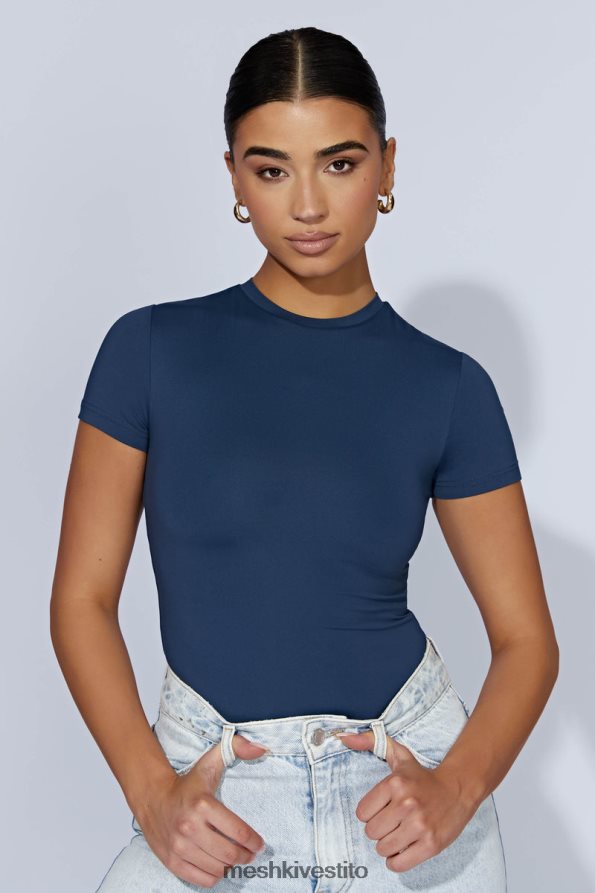 Meshki Body francesca girocollo manica corta vestiario marina di mezzanotte 6L048P949