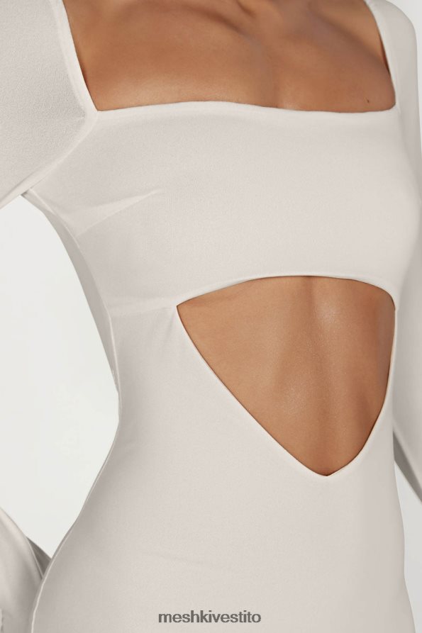Meshki Abito lungo a fascia con cut-out di Ashleigh vestiario osso 6L048P549