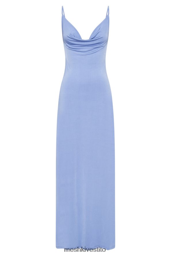 Meshki Abito lungo con cappuccio Darcy e schiena scollata vestiario lavanda 6L048P589