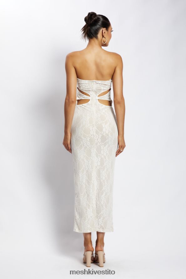 Meshki Abito maxi a fascia con taglio Krista vestiario nudo 6L048P713