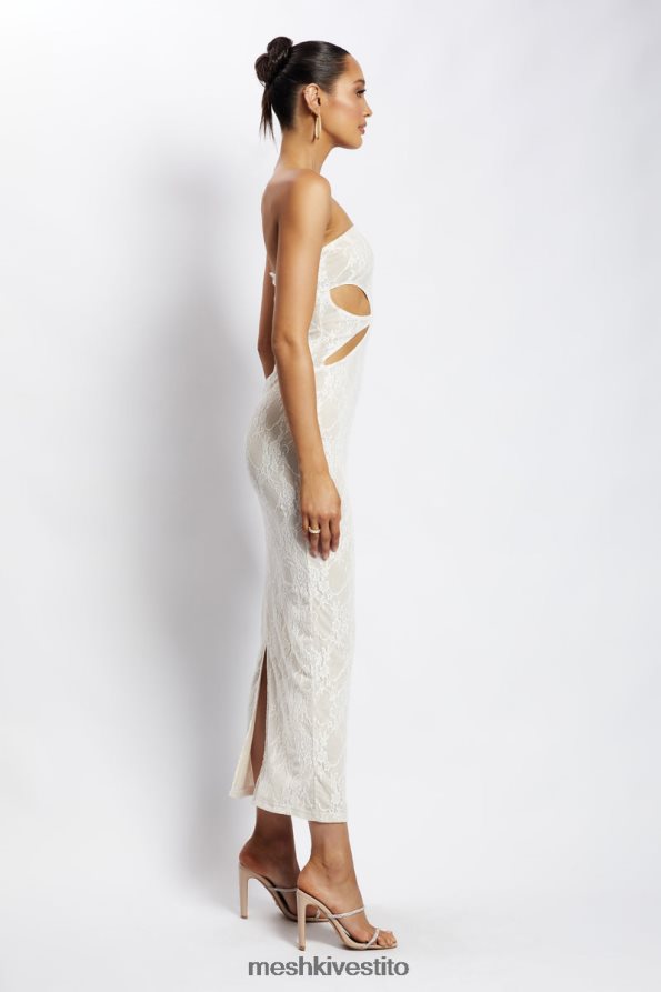 Meshki Abito maxi a fascia con taglio Krista vestiario nudo 6L048P713