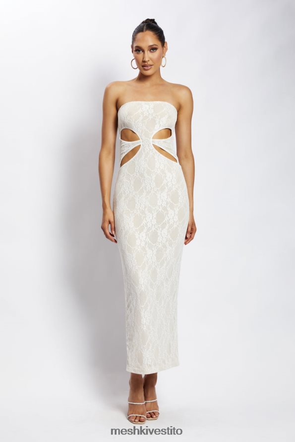 Meshki Abito maxi a fascia con taglio Krista vestiario nudo 6L048P713