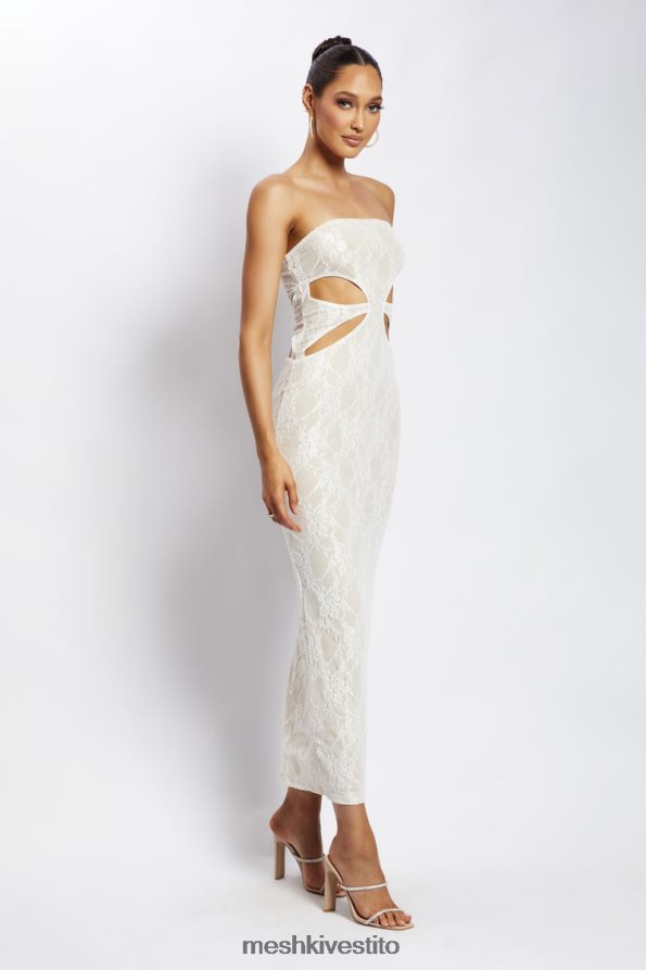 Meshki Abito maxi a fascia con taglio Krista vestiario nudo 6L048P713