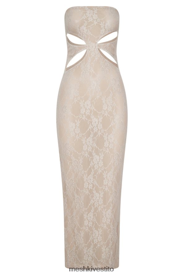 Meshki Abito maxi a fascia con taglio Krista vestiario nudo 6L048P713