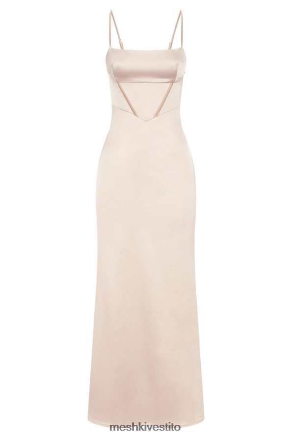 Meshki Abito maxi corsetto Desirie vestiario Champagne 6L048P471