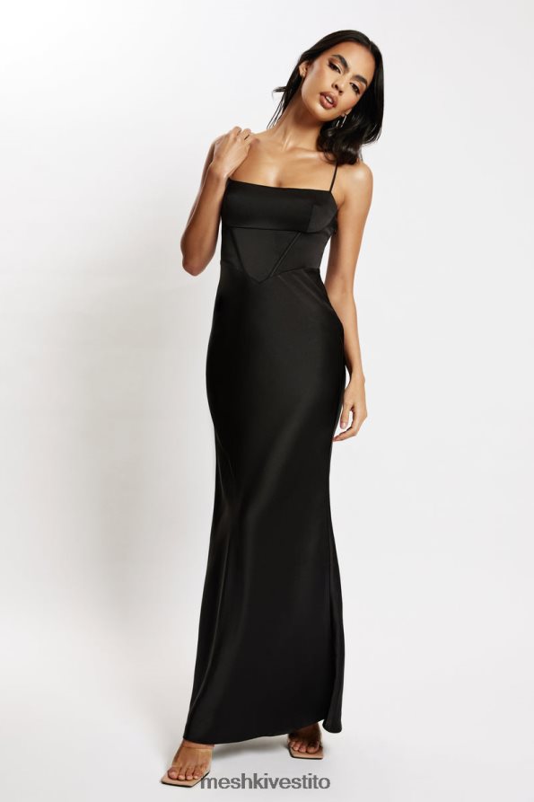 Meshki Abito maxi corsetto Desirie vestiario nero 6L048P481