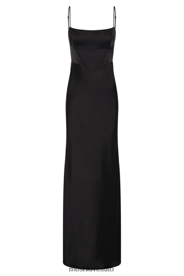 Meshki Abito maxi corsetto Desirie vestiario nero 6L048P481
