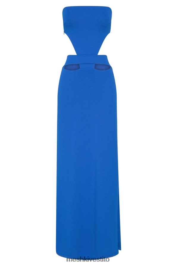 Meshki Abito maxi senza spalline Marissa con cravatta in vita vestiario blu cobalto 6L048P667