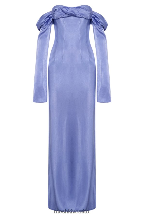 Meshki Giselle maxi abito con spalle scoperte e collo ad anello vestiario lavanda 6L048P357
