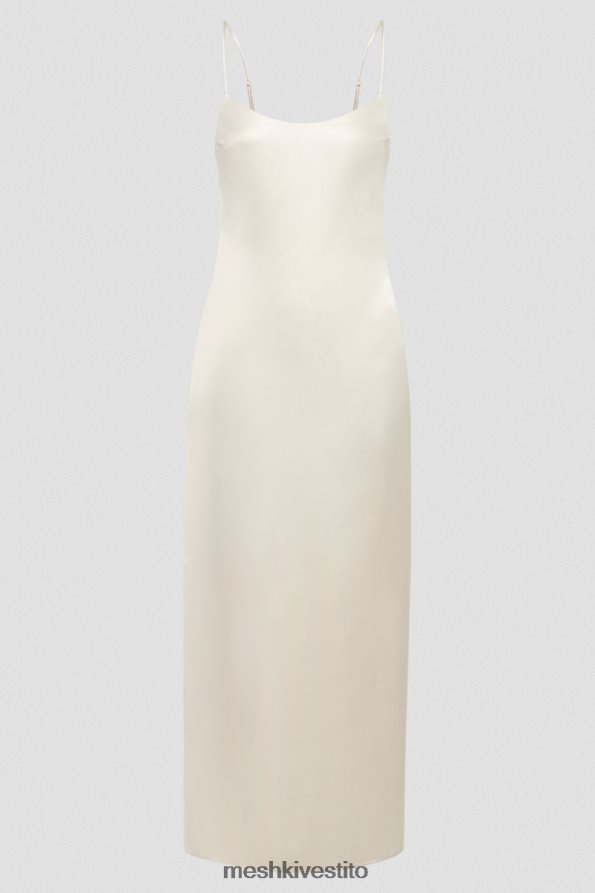 Meshki Maxi abito sottoveste in raso Jacinda vestiario avorio 6L048P373