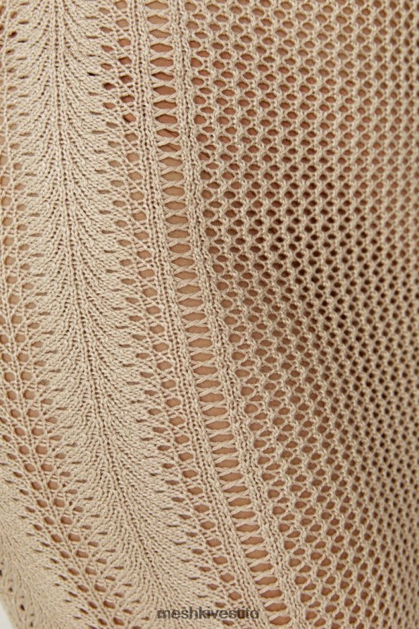 Meshki maxi abito giglio in filati misti vestiario tortora 6L048P485