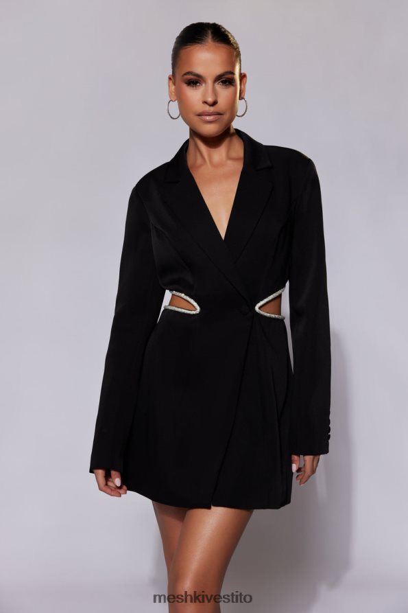 Meshki Abito blazer con taglio diamante di Shyann vestiario nero 6L048P384