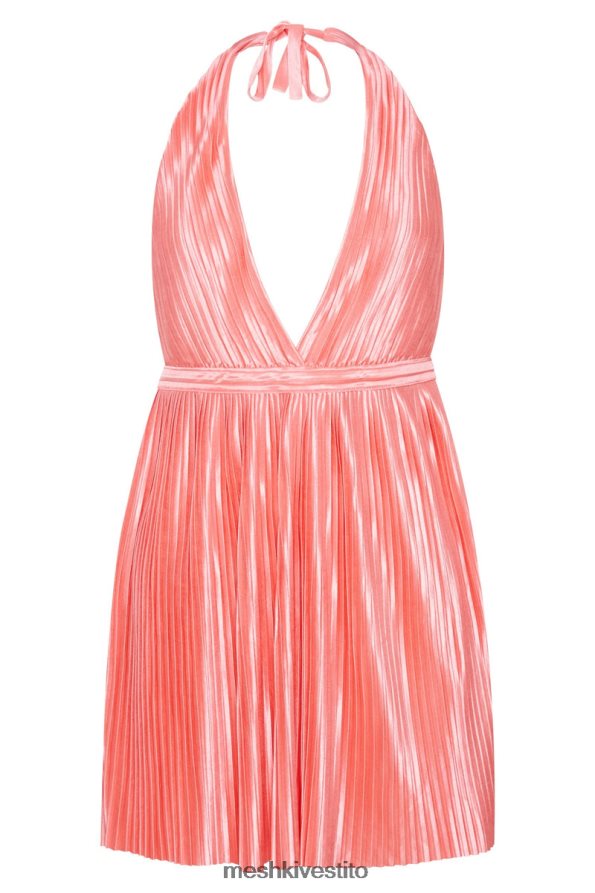 Meshki Darya miniabito plissettato alla caviglia vestiario Acqua di rose 6L048P603