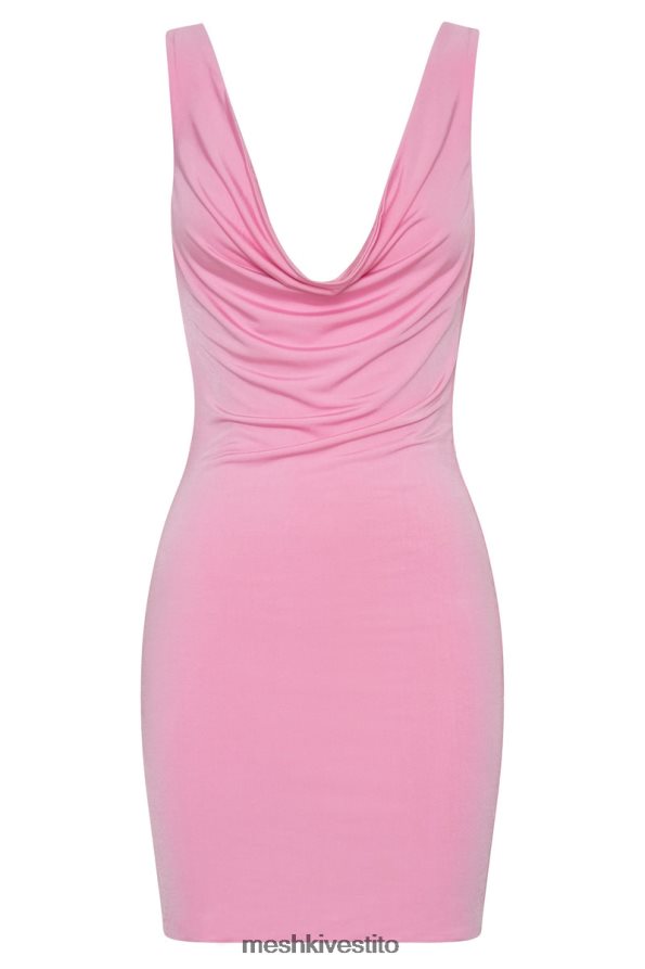 Meshki Mini abito con cappuccio Juliette vestiario rosa gomma da masticare 6L048P638