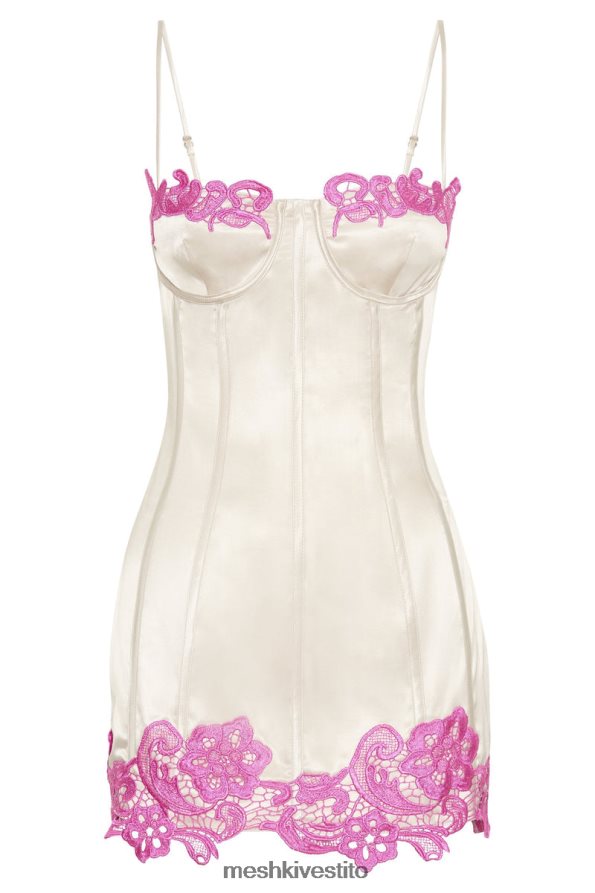 Meshki Mini abito corsetto tatiana con pizzo vestiario nudo 6L048P586