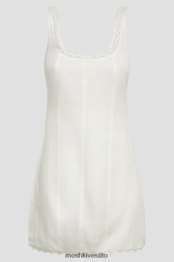 Meshki Miniabito a corsetto in cotone rosa vestiario bianco 6L048P243