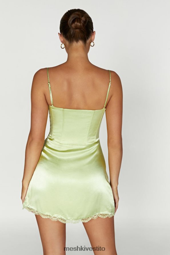 Meshki Miniabito con corsetto Kalila vestiario verde pistacchio 6L048P561